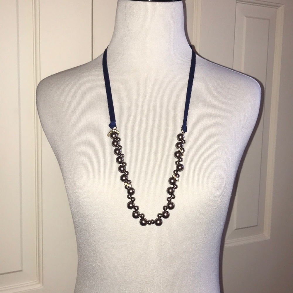 NWOT Crewcuts by J. Crew Beaded Ribbon Necklace